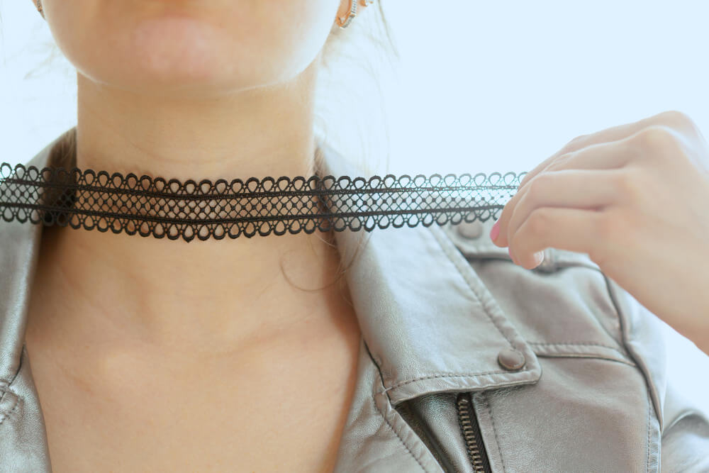 choker perlas